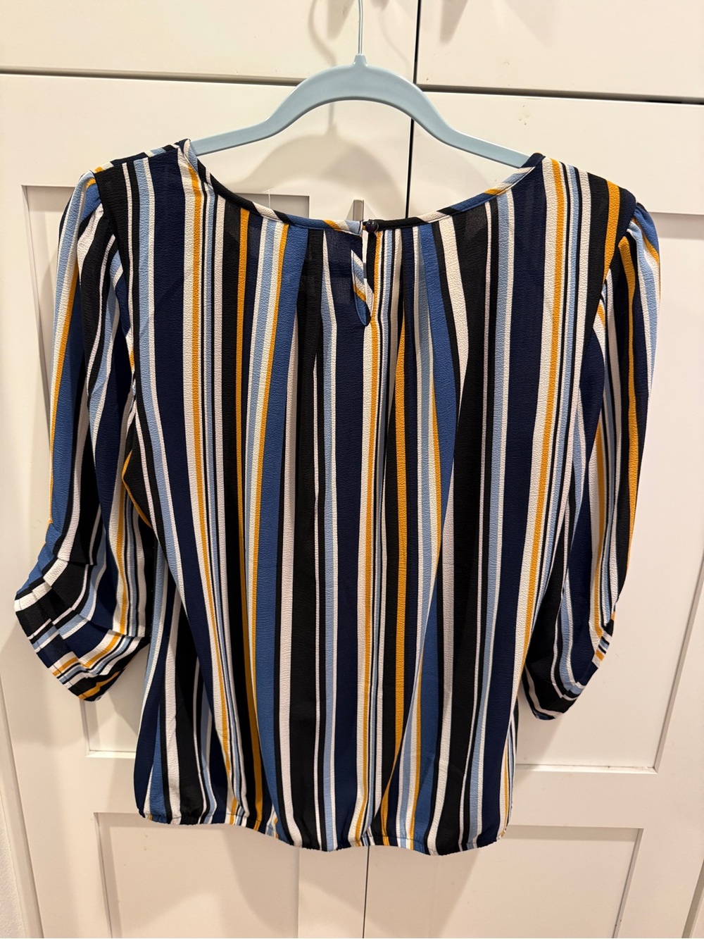 Striped Off-Shoulder Women's Top - Picture 2 of 2